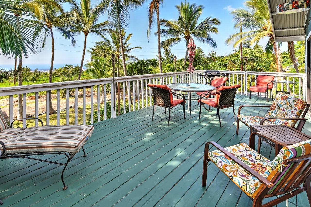 Breezy Kailua-Kona Bungalow With Lanai And Ocean View! Exterior photo